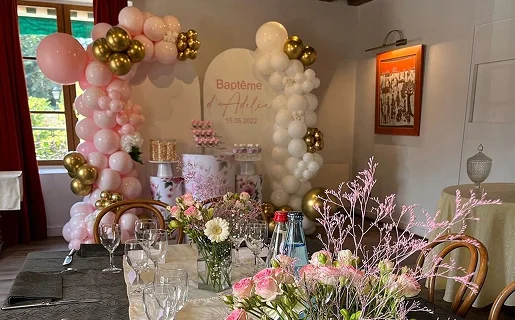 Fêter un anniversaire, baptème, fiançailles, mariage, départ à la retraite grâce à la location ou privatisation du restaurant à La Celle Saint Cloud - 78